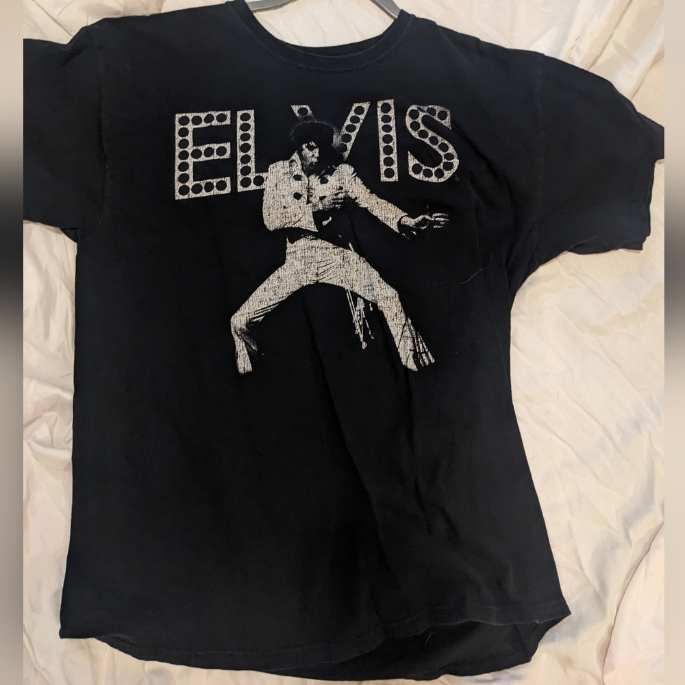 Elvis Graphic Black T-Shirt